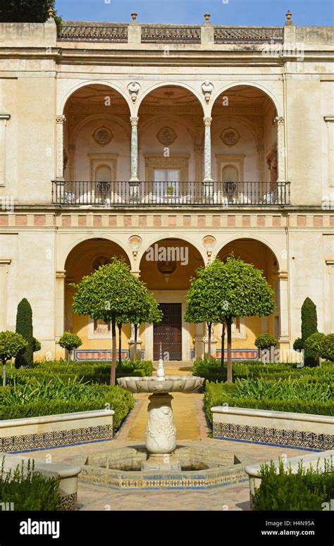 La Casa De Pilatos Pilate S House Seville Andalucia Spain Stock