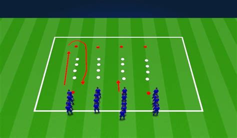 Football Soccer U14 18 Players Principle Of Defence Using Compactness Technical Defensive