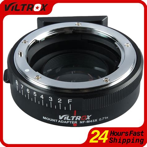 Viltrox Nf M X Focal Reducer Speed Booster Lens Mount Adapter Ring For