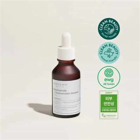 Mary And May Niacinamide Chaenomeles Sinensis Serum 30ml Skinguru