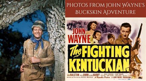 The Fighting Kentuckian Bts Publicity Photos From John Wayne S