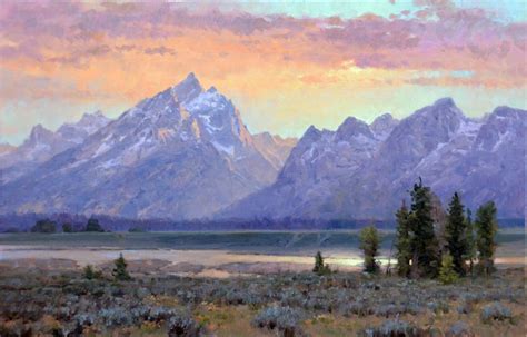 Jim Wilcox Art Artist Landscape Fine Art Painter Of The Tetons Prix