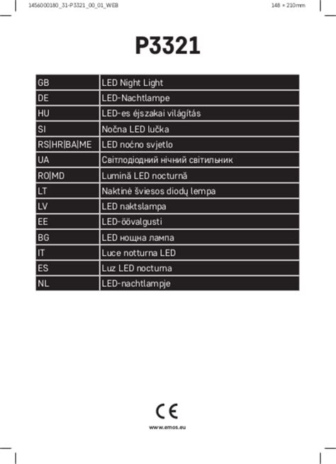 Mode D Emploi Emos P3321 8 Des Pages