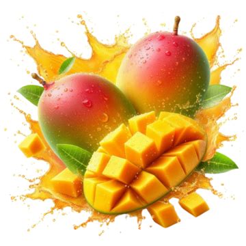 Yellow Mangos Juicy Sweet Fruit Png Transparent Image And Clipart