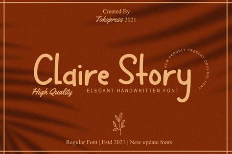 Claire Story Girly Handwriting Font Just The Skills