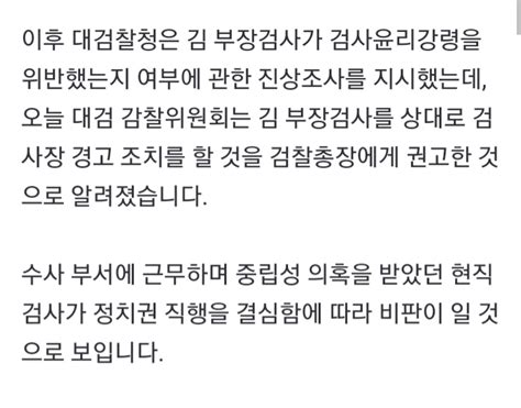 중앙지검 현직 부장검사 사의 표명총선 출마 지금국내엔 네모판