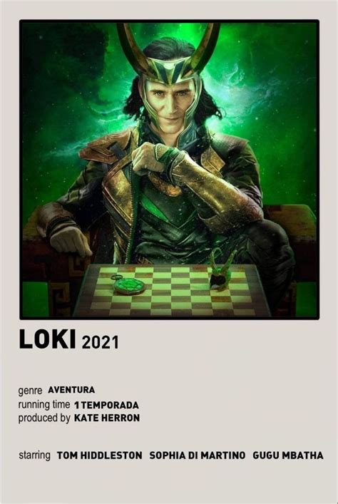 Loki Tomhiddleston Lokiserie Disneyplus Poster Marvel Mcu