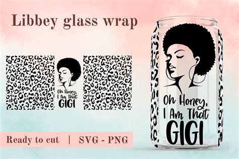 16oz Glass Can Full Wrap Svg Libbey Graphic By Cuteshopclipart