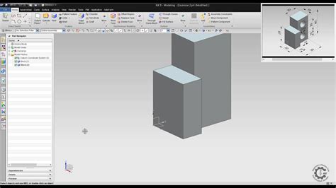 Siemens PLM NX Basic Modeling Tutorial 2 YouTube