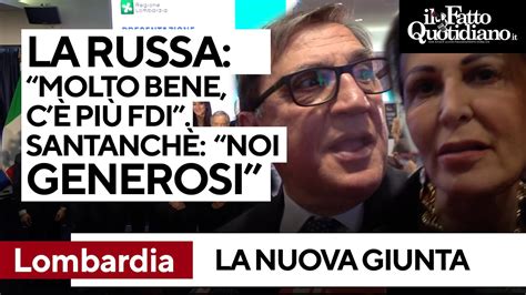 Lombardia Presentata La Giunta Romano La Russa C Pi Fdi