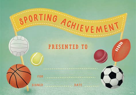 Ce316 Sporting Achievement Certificate 200 Discovery Educational