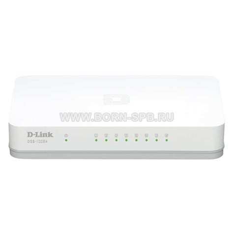 Неуправляемый коммутатор D-Link DGS-1008A/D 8G — купить в интернет ...