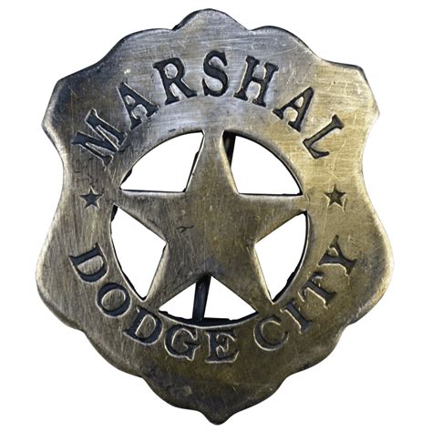 Marshal - Dodge City Badge - OH3017 - Medieval Collectibles