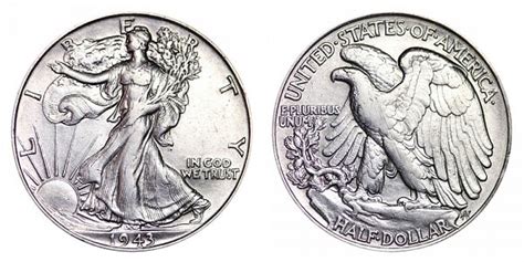 1943 Walking Liberty Half Dollar Coin Value Prices Photos And Info