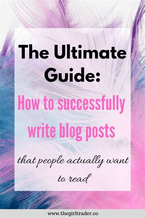 How To Successfully Write Blog Posts The Ultimate Guide Writing Blog