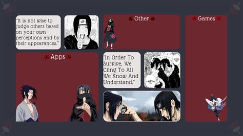 Itachi and Sasuke desktop wallpaper by andja4 on DeviantArt