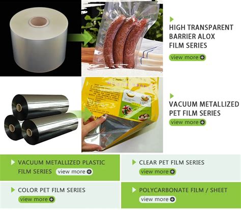 Retort Grade High Barrier Transparency Alox Pet Film Package Packaging