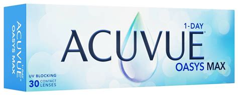 Контактные линзы ACUVUE Oasys Max 1-day, 30 шт., R 8,5, D -4,75, 1 уп ...