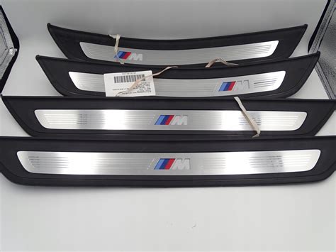 Listwy Nak Adki Progowe Pod Wietlane Komplet Bmw G F M