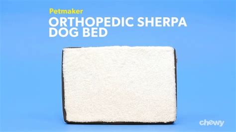 Discontinued - PETMAKER Orthopedic Sherpa Pillow Dog Bed w/Removable ...