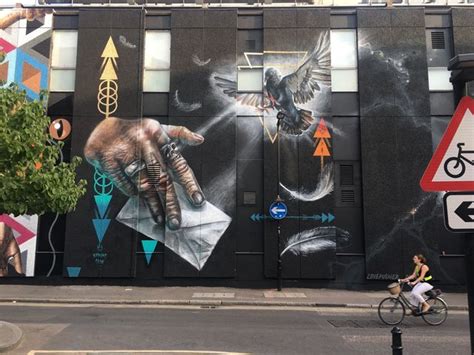 Epic New Mural In Shoreditch Shoreditch Street Art Tours London