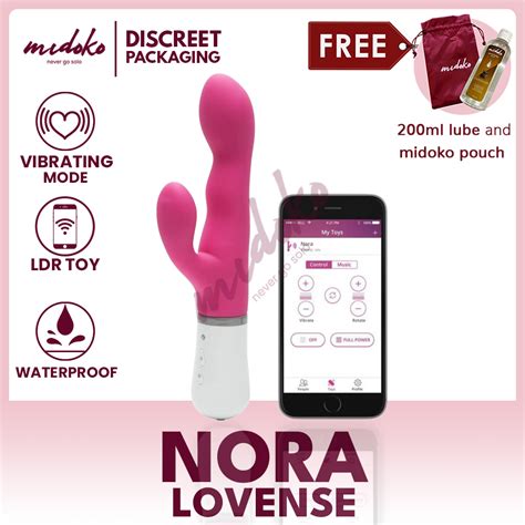 Midoko Lovense Nora App Controlled Rotating Rabbit Vibrator Works