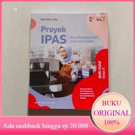 Jual Buku Proyek IPAS SMK MAK Kls X Kurikulum Merdeka Erlangga Original