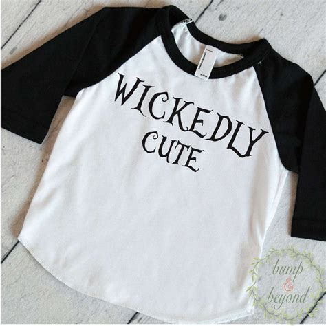 Girl Halloween Shirt Toddler Girl Halloween Outfit Wickedly Cute Hallo ...