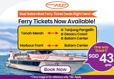 ⛴️ Exclusive Batamfast Ferry Ticket Deals!