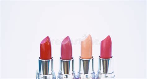 Lipsticks On White Background High Quality Lipstick Daily Make Up