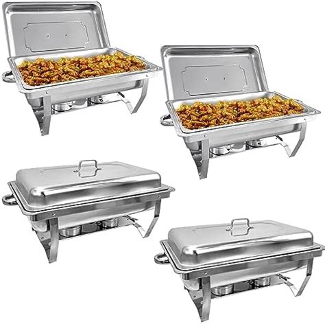 Amazon Jstuoke Pack Chafing Dish Buffet Set High Grade Qt