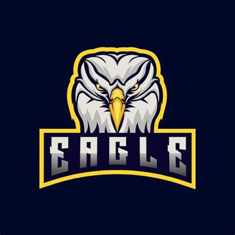 Premium Vector Eagle Head Mascot Vector Logo E Sport Gaming Design