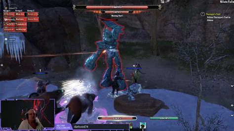 Eso Glenumbra Run With Rotach World Bosses Dolmens Delves Sky