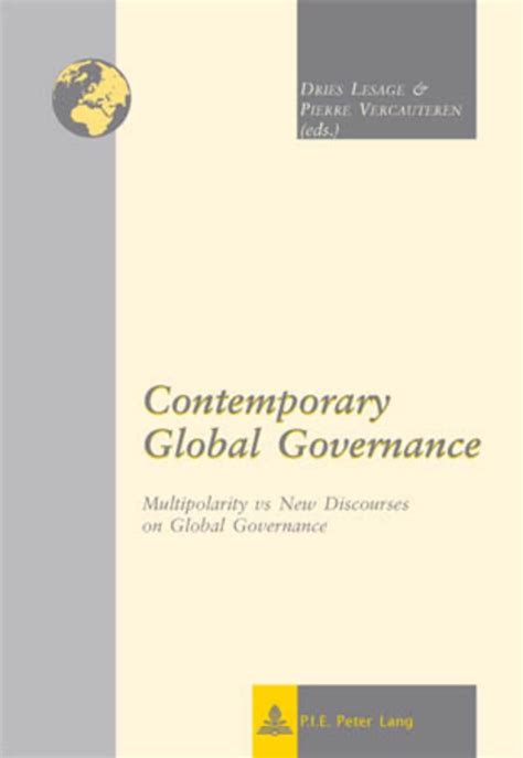 Contemporary Global Governance Peter Lang Verlag