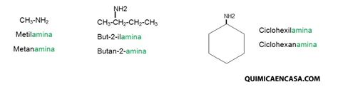 Compuestos Orgánicos Aminas Ejercicios Resueltos Química en casa