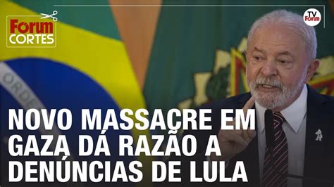 Covardia E Crueldade De Novo Massacre Em Gaza D Raz O A Lula Youtube