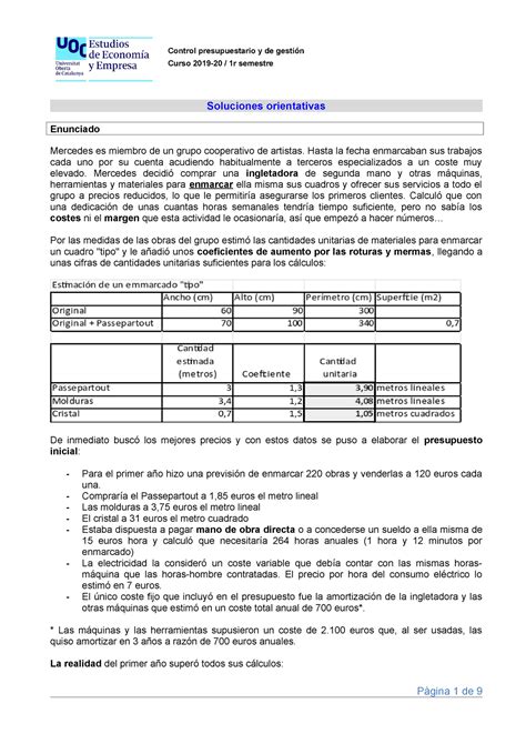 Soluci N Pac Control Presupuestario Y De Gesti N Curso