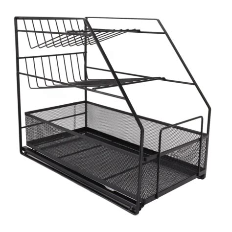 ÉTAGÈRE DE RANGEMENT Pour Pots à épices En Métal 3 Niveaux Pour EUR 103