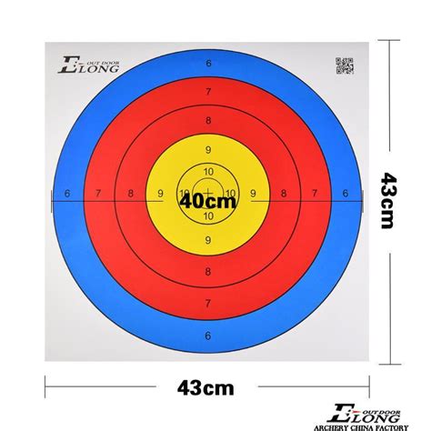 Blanco Arqueria 40x40 Cm X10u Tiro Profesional Arco Flecha CODISUR