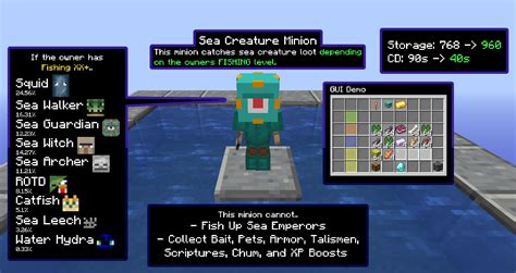 Minions - Sea Creature Minion | Hypixel Forums