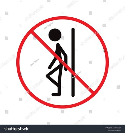 Do Not Lean On Door Vector Stock Vector Royalty Free 2277239127