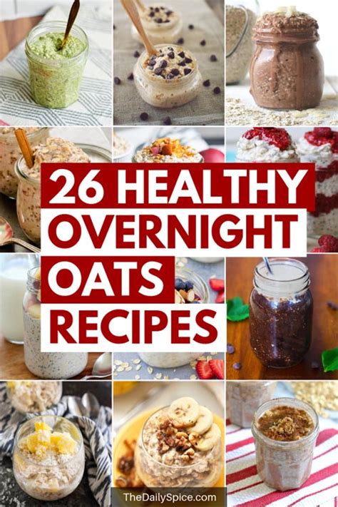 26 Healthy Overnight Oats Recipes: Brilliant Breakfasts - The Daily Spice