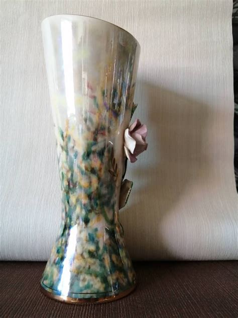 Vintage Belgian Pottery Vase Handmade Ceramic Vase Etsy