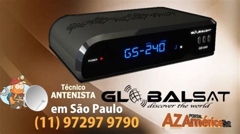 Nova Atualização Globalsat GS240 V2 74 Jan 2021 Azamerica SAT