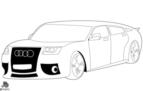 Dibujo De Coche Audi Para Colorear Dibujos Para Colorear Imprimir Gratis