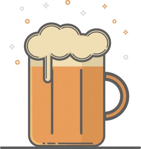 Flat Line Beer Mug Icon Vectors Graphic Art Designs In Editable Ai Eps Svg Format Free And