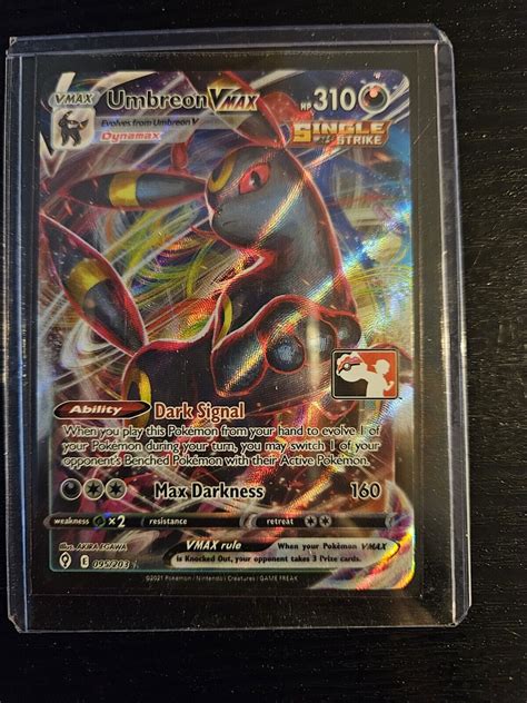 Pok Mon Tcg Umbreon Vmax Evolving Skies Holo Ultra Rare Near