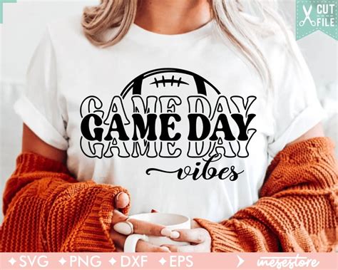 Game Day Vibes Svg Png Game Day Svg Football Svg Game Day Etsy