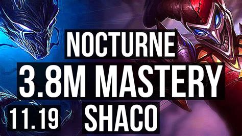 Nocturne Vs Shaco Jungle M Mastery Games Godlike