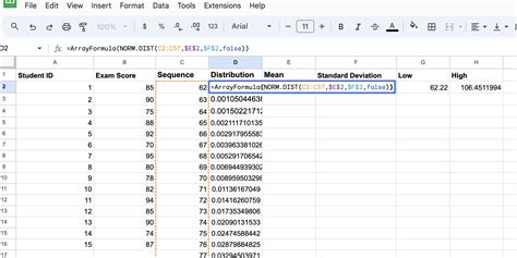 Create A Bell Curve In Google Sheets A Quick And Easy Guide